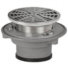 Sioux Chief 862-636SR - Adj Flashing Drain 3 Pj 6ss R&s Rnd