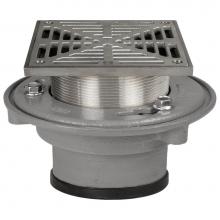 Sioux Chief 862-645SQ - Adj Flashing Drain 4 Pj 5ss R&s Sq