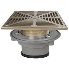 Sioux Chief 862-648NQ - Adj Flashing Drain 4 Pj 8nb R&s Sq