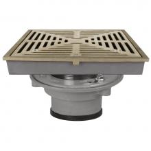 Sioux Chief 862-649INQ - Adj Flashing Drain 4 Pj 9di R&s Sqr + Nb Veneer