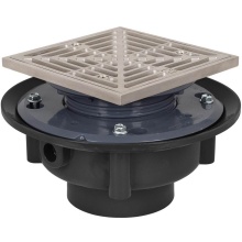 Sioux Chief 863-325SQ - Drain Flashing Adj 2 Pvc 5ss R&s Sq