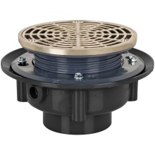 Sioux Chief 863-33NR - Adj Flashing Drain 3 Abs 6nb R&s Rnd