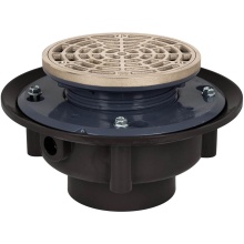 Sioux Chief 863-345NR - Adj Flashing Drain 4 Abs 5nb R&s Rnd