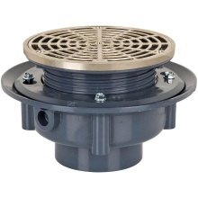 Sioux Chief 863-42NR - Adj Flashing Drain 2 Pvc 6nb R&s Rnd