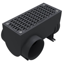 Sioux Chief 865-HB8ADA005SFA - Hydroblock 200 1/2m Left/right Side Out - Remv Grate - Ada