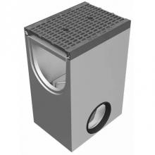 Sioux Chief 865-M12PCBEA - Maxi 300 Catch Basin - Galv Basket - Class E Ada Ductile Grate