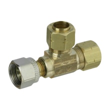 Sioux Chief 909-991001 - Tee 3/8 Fe Comp x 3/8 x 3/8 Ander-lign Adapt-a-vlv 1/bg