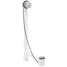 Sioux Chief 973-0600C04 - 0145903 - Cable Drive W&o Tubular White W/ Chrome Trim