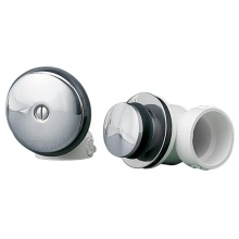 Sioux Chief 973-5401C04 - Ezy Touch Pvc Half Kit Zinc Dr Body W/1-hole Fp Chrome