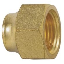 Sioux Chief 975-091601 - Short Forged Nut 1/2 Od Flare Leaded 1/bg