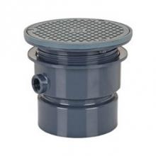 Sioux Chief 852-4PIY - Adj Floor Cleanout 4 Pvc 6Ci R And C Rnd-Y