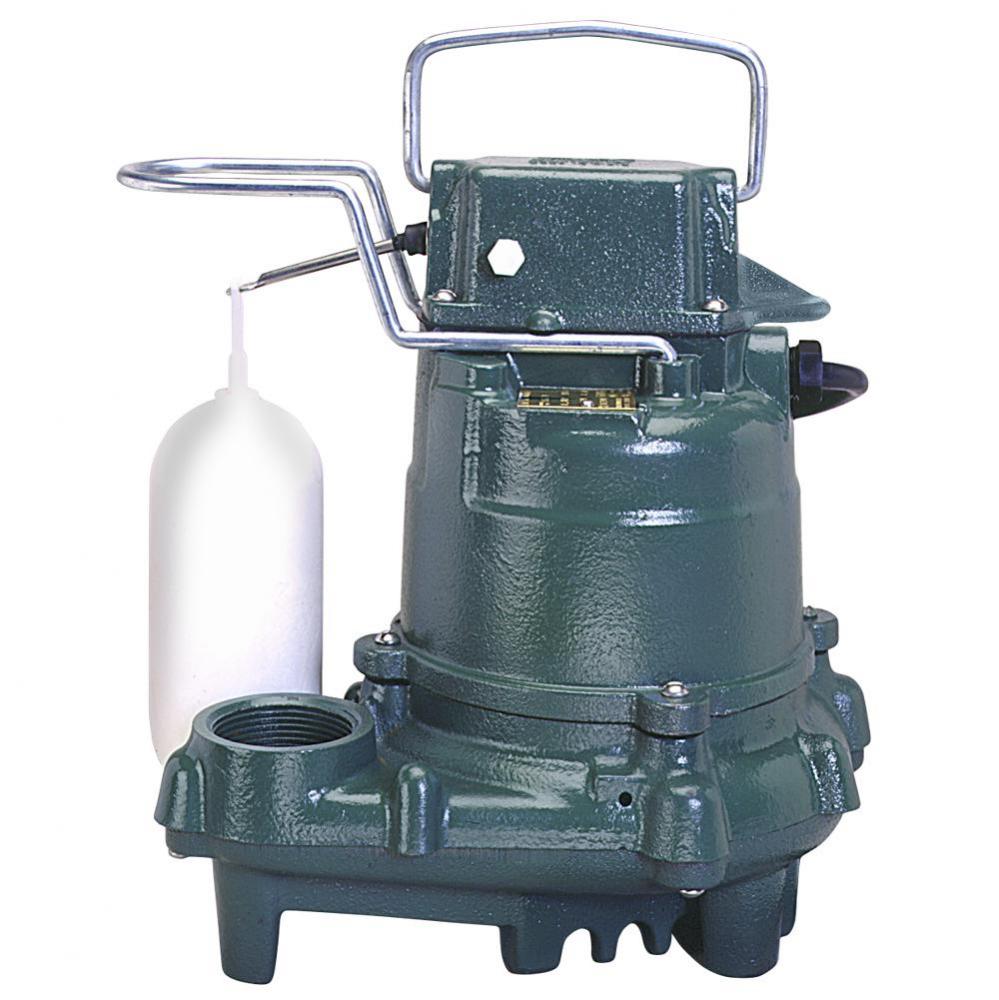 57-0001 M57 Automatic Submersible Sump Pump 0.30 HP, 115V, 1PH