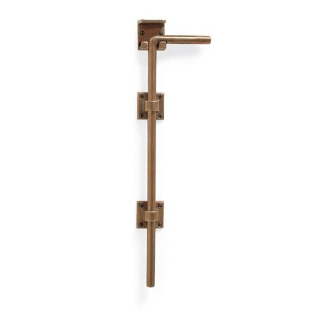 18'' Cane bolt. Includes 2 guides. (Shown)