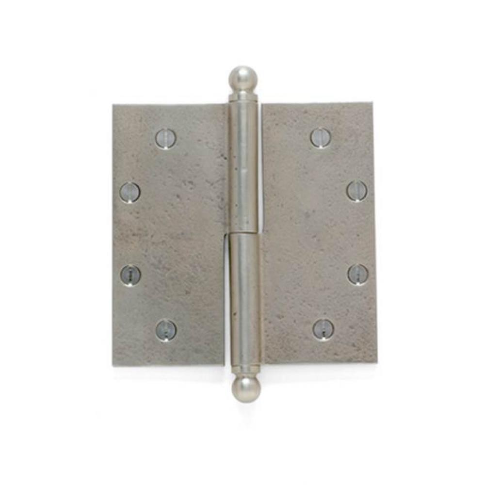 5'' x 5'' Standard door hinge w/finial.