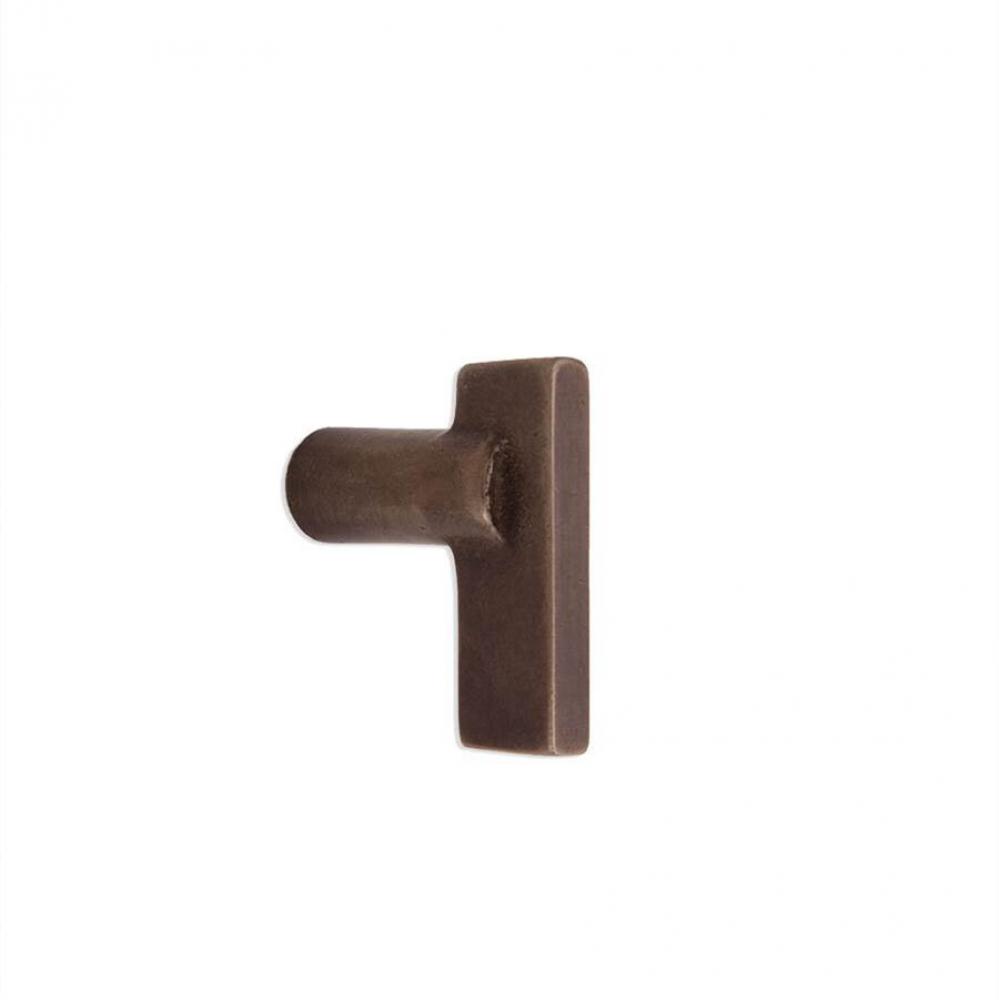 1 1/2'' Contemporary cabinet knob, off-center.