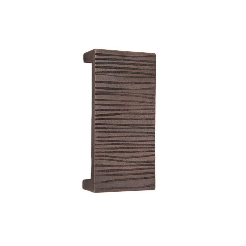 4'' Corduroy cabinet pull. 3 3/4'' center-to-center.