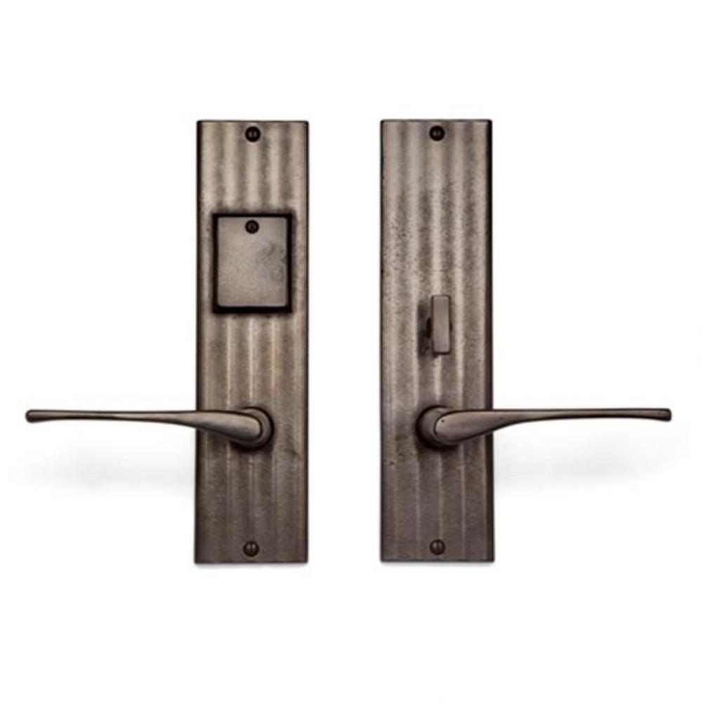 Single cylinder. Lever/knob x lever/knob deadbolt entry set. EP-1410KC (ext) EP-1410TPC (int)*