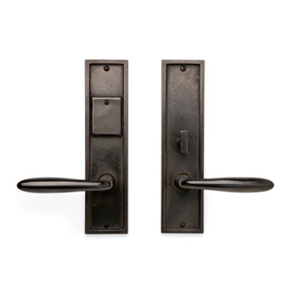 Double cylinder. Lever/knob x lever/knob deadbolt entry set. EP-1510KC (ext) EP-1510KC (int)*