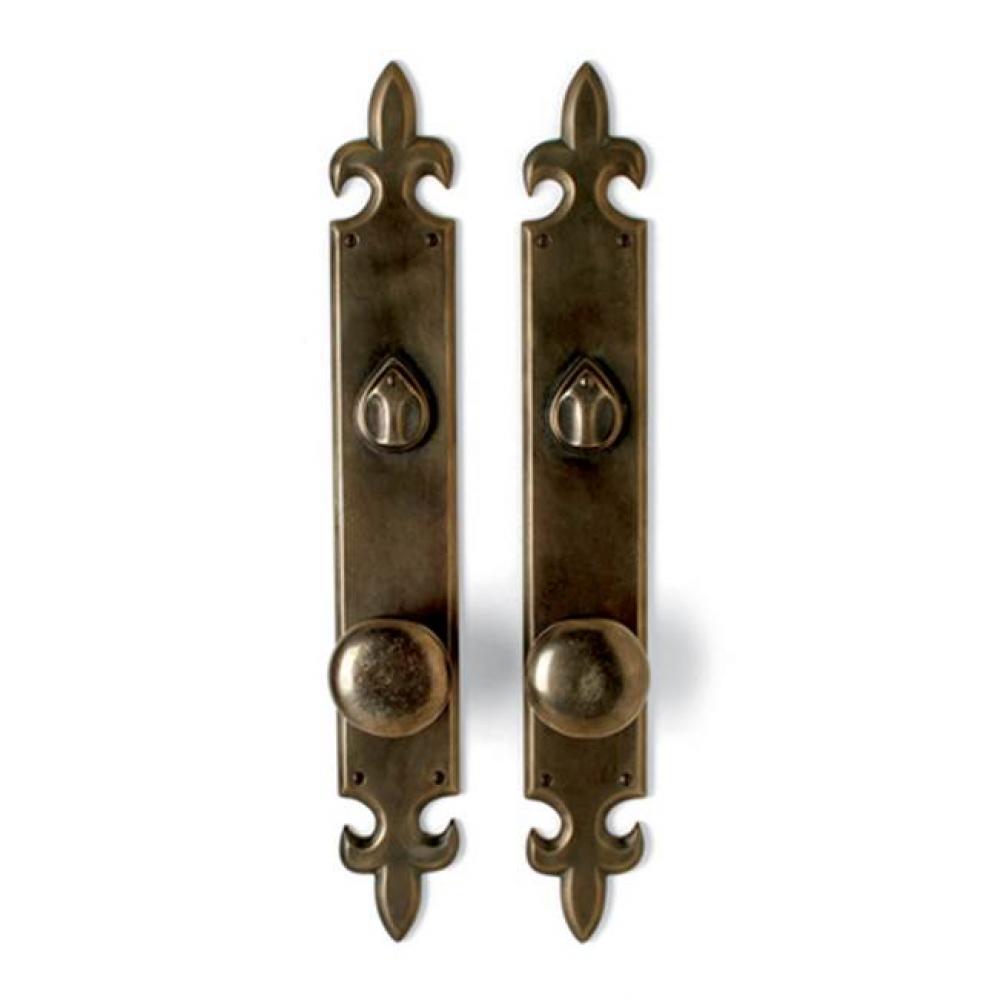 Double cylinder. Lever/knob x lever/knob deadbolt entry set. EP-1912KC (ext) EP-1912KC (int)*