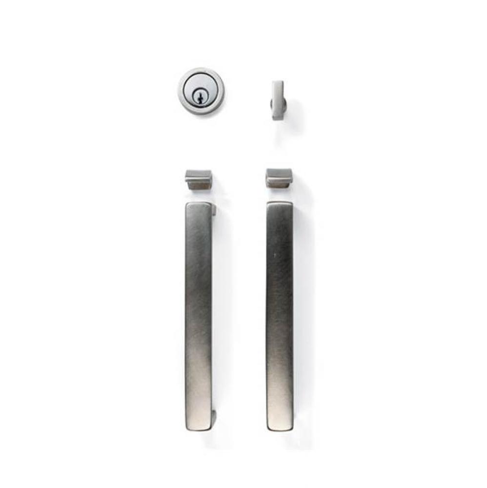 Double cylinder. Handle x handle. Non-egress. (Not shown)