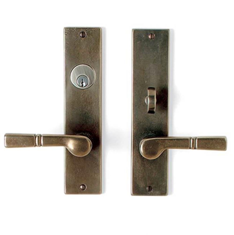 Patio function. Lever/knob x lever/knob ML entry set. P-959 (ext) EP-959ML-TPC (int)