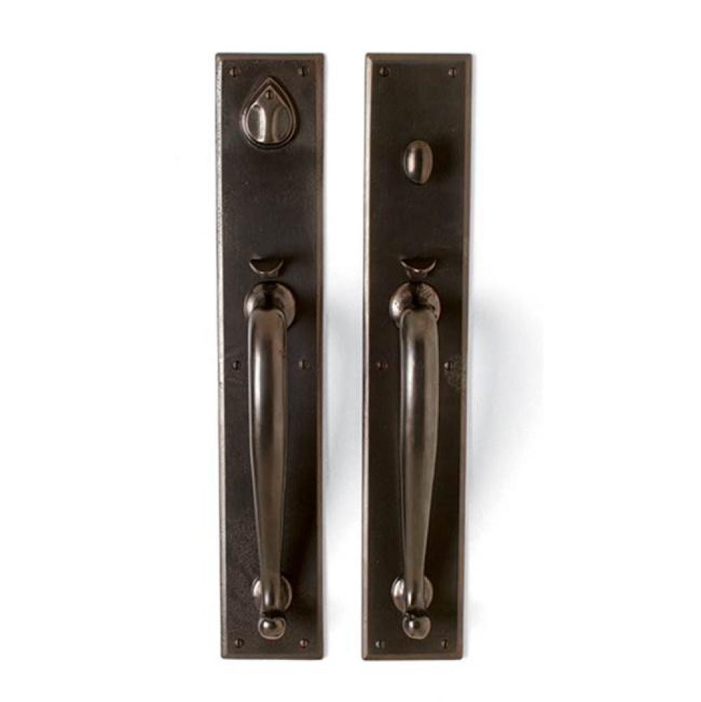 Double cylinder. Handle x handle. Non-egress. EP-A802ML-KC (ext) EP-A802ML-KC (int)* (Not shown)