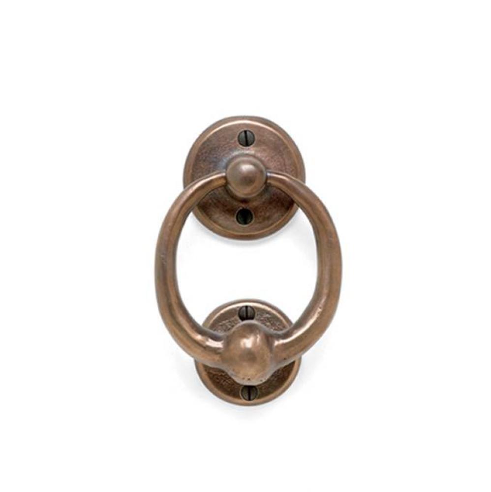 4'' Door knocker w/hub and strike plate.