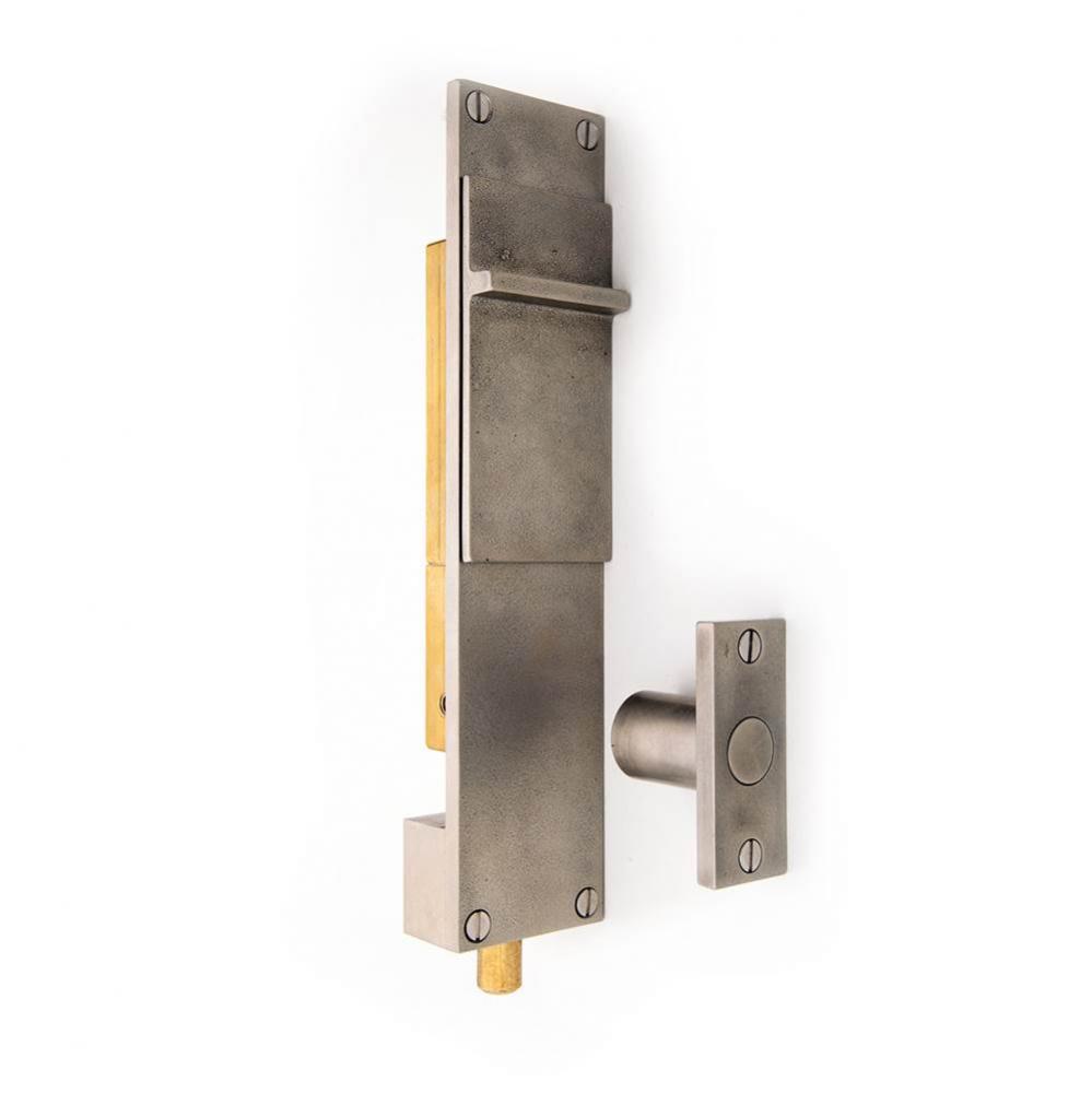 9'' Flush surface bolt w/1'' throw & strike. (Shown)