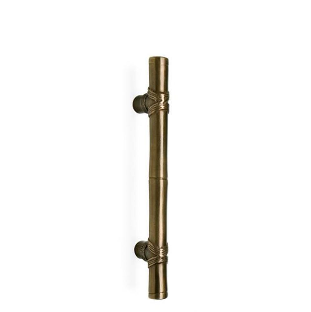 12'' Bamboo grip handle with rope detail. 7 5/8'' center-to-center.*