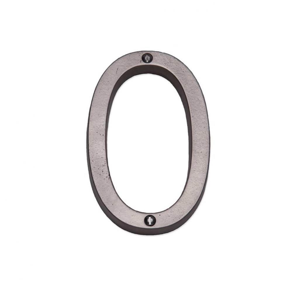 4 1/2'' Surface mount house number 0.