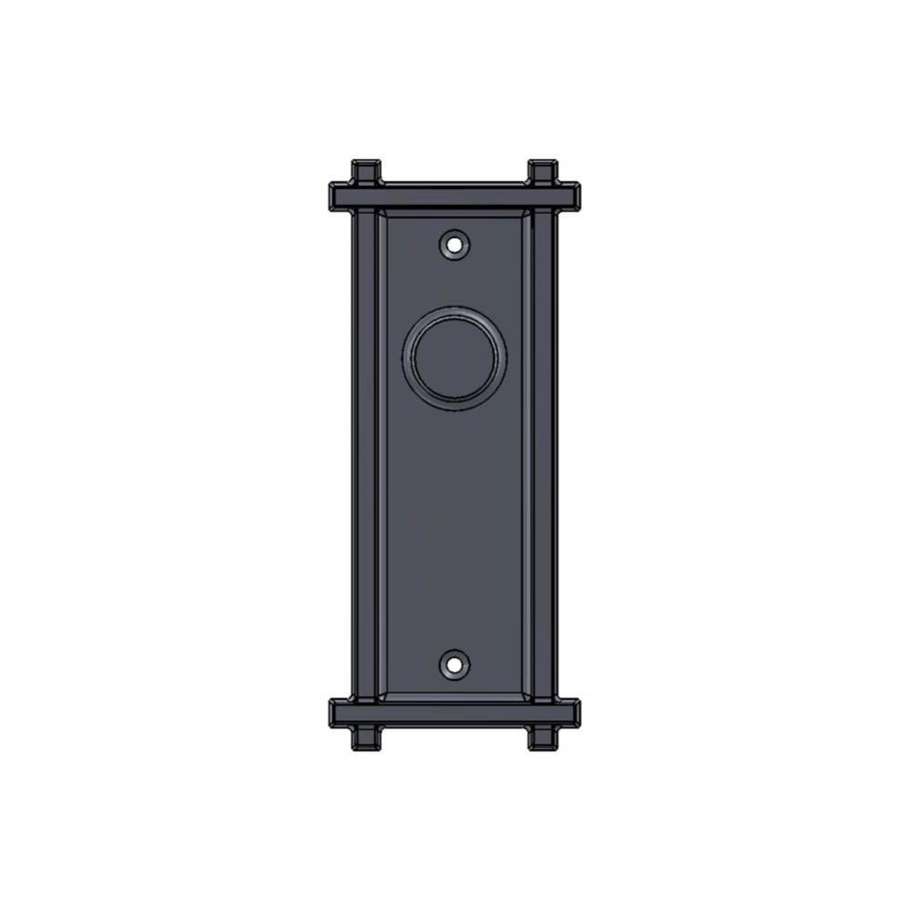 2 3/4'' x 6 1/2'' Trellis mortise bolt plate w/turn piece.
