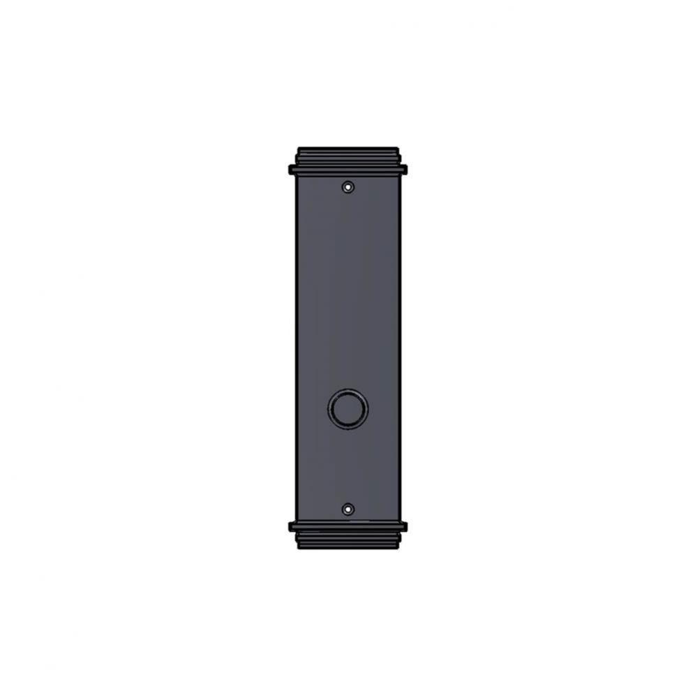 3 3/8'' x 11 1/2'' Hampton passage plate.