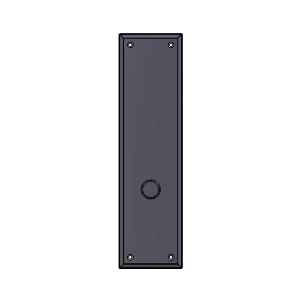 3 1/2'' x 13'' Bevel Edge mortise lock passage plate.