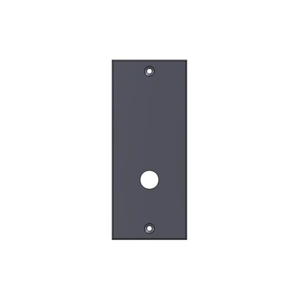 2 1/2'' x 6'' Novus mortise bolt plate w/turn piece.