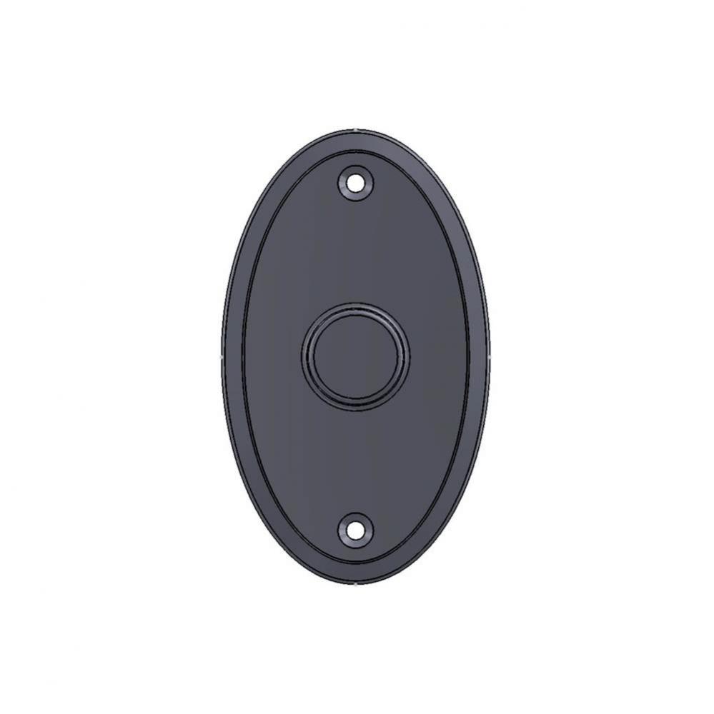 2 1/2'' x 4 1/4'' Oval passage plate.