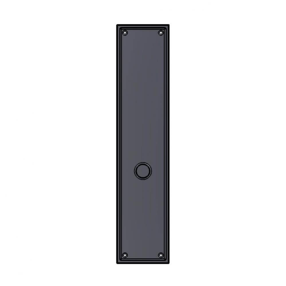 3 1/2''x 16'' Bandbox push plate.