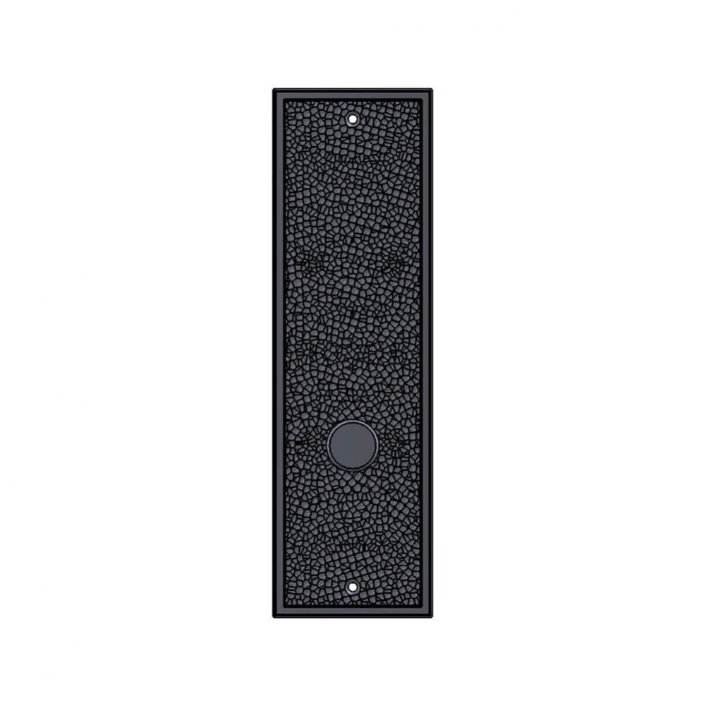 3'' x 10'' Hand Peened push plate.