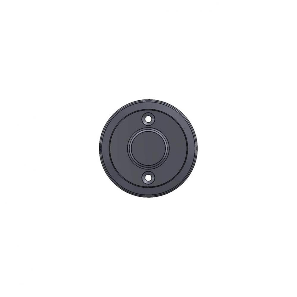 2 1/2'' Bevel Edge round privacy plate.
