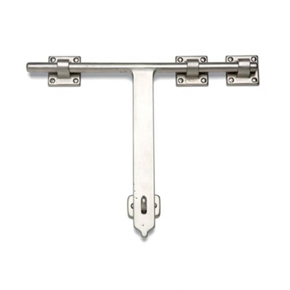 13 3/4'' T-shaped slide bolt.