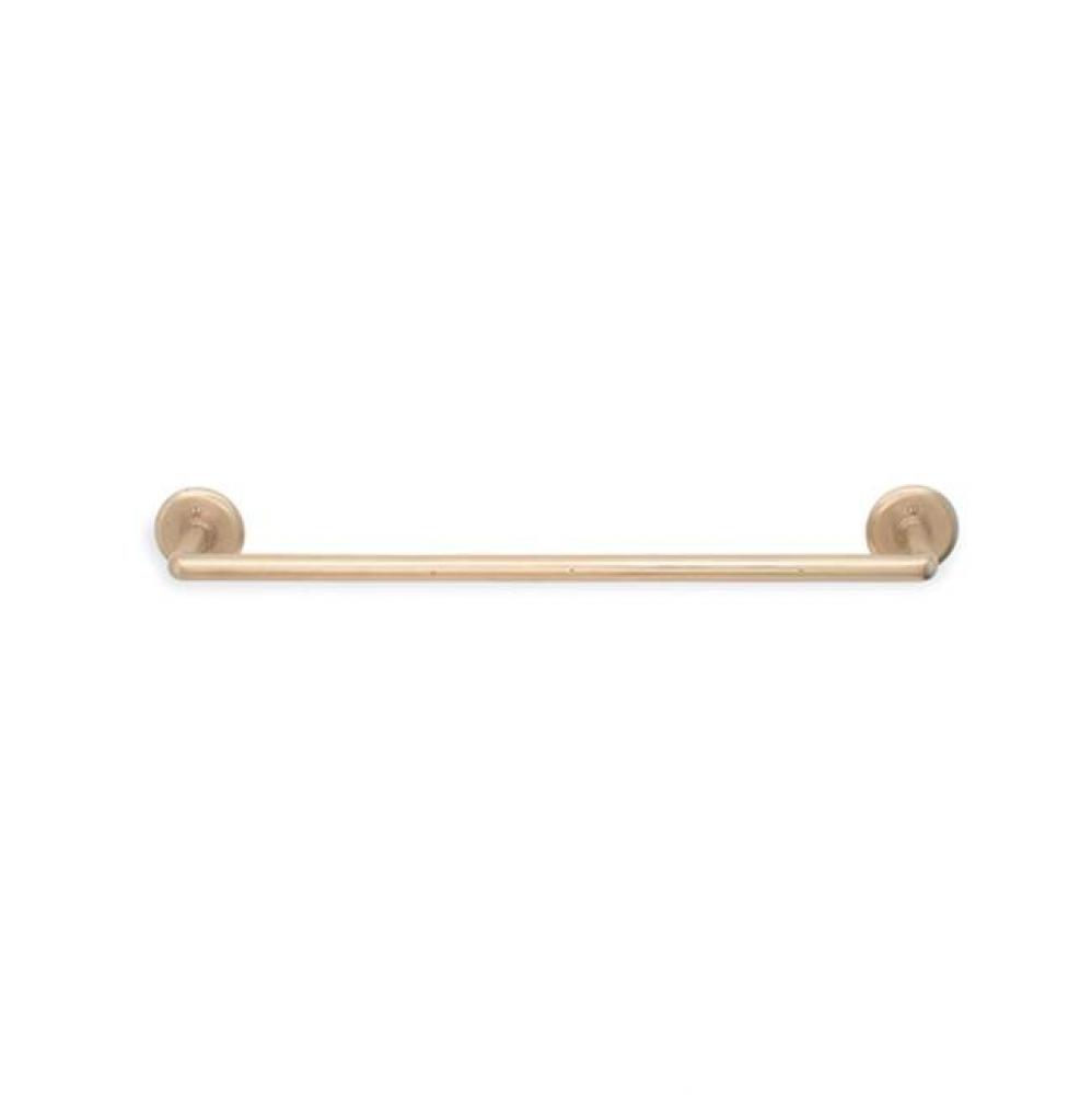 24'' Solid towel bar. Specify escutcheon.