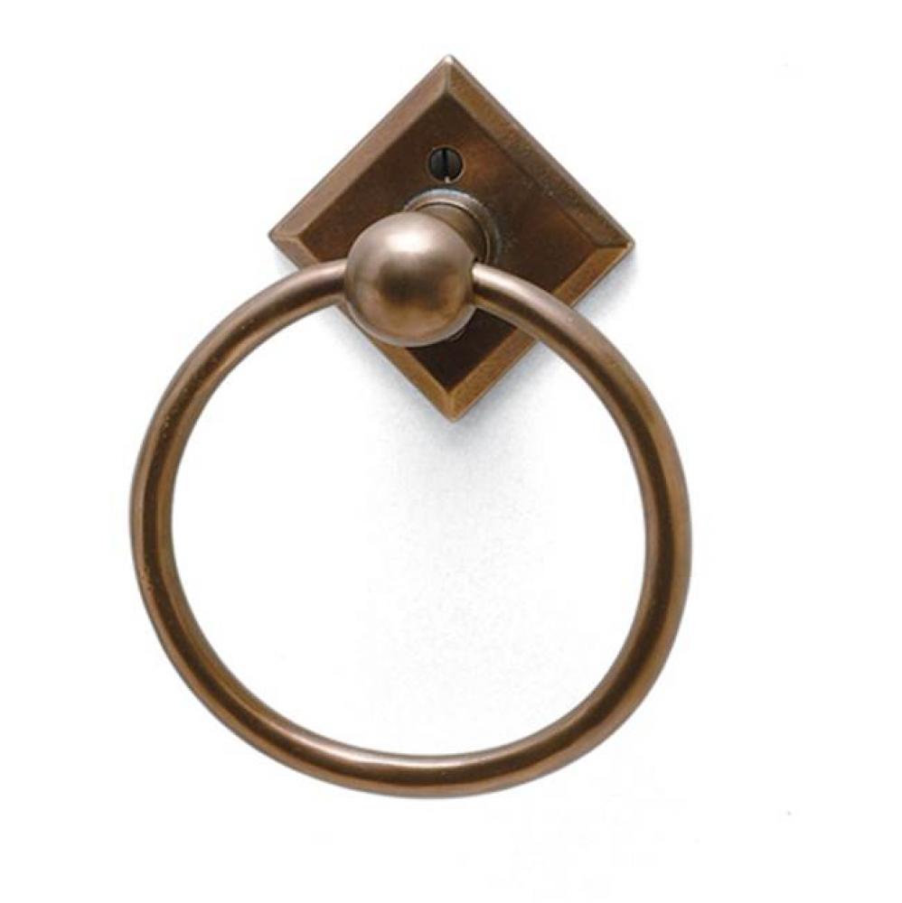 5'' Hand towel ring. Specify escutcheon.