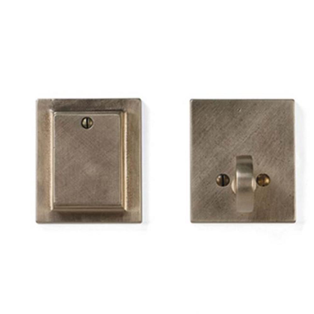 Single cylinder auxiliary deadbolt set. 1 5/8'' or 2 1/8'' bore. DB-9511 (ext)