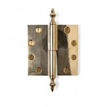 Sun Valley Bronze BH-3540 - 3 1/2'' x 4'' Wide throw door hinge w/finial.