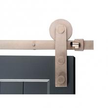 Sun Valley Bronze BRN-504DBL - 1-Bronze 8'' barn door track w/guides.