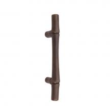 Sun Valley Bronze CK-1305 - 5 3/8'' Bamboo cabinet pull. 3'' center-to-center.