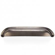 Sun Valley Bronze CK-506 - 4 1/8'' x 1 1/2'' Blind mount bin pull w/o screw holes. 3 9/16'' cen