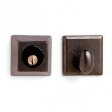 Sun Valley Bronze CS-502/503DB - Single cylinder auxiliary deadbolt set. 1 5/8'' or  2 1/8'' bore. DB-502 (ext)