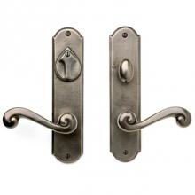 Sun Valley Bronze CS-A407PLD-DC - Double cylinder. Lever/knob x lever/knob deadbolt entry set. EP-A407KC (ext) EP-A407KC (int)*
