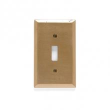Sun Valley Bronze EC-101 - 2 3/4'' x 4 1/2'' Bevel Edge single switchplate cover.