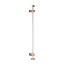 Sun Valley Bronze GH-ACR-DWL-18 - 18'' Acrylic dowel grip handle. 16 5/8'' center-to-center.